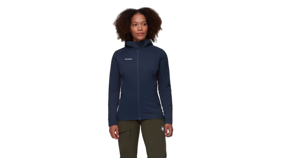 Mammut Rime Light IN Flex Hooded Jacket - Womens, Marine, S, 1013-03170-5118-113