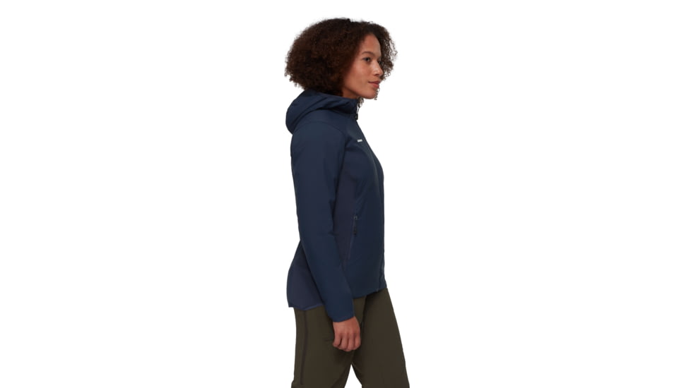 Mammut Rime Light IN Flex Hooded Jacket - Womens, Marine, S, 1013-03170-5118-113