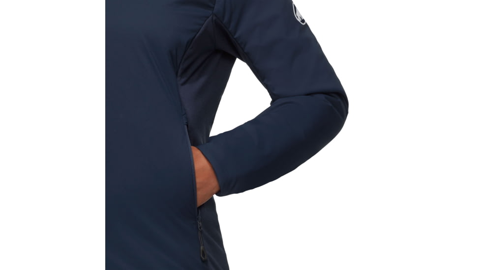 Mammut Rime Light IN Flex Hooded Jacket - Womens, Marine, S, 1013-03170-5118-113