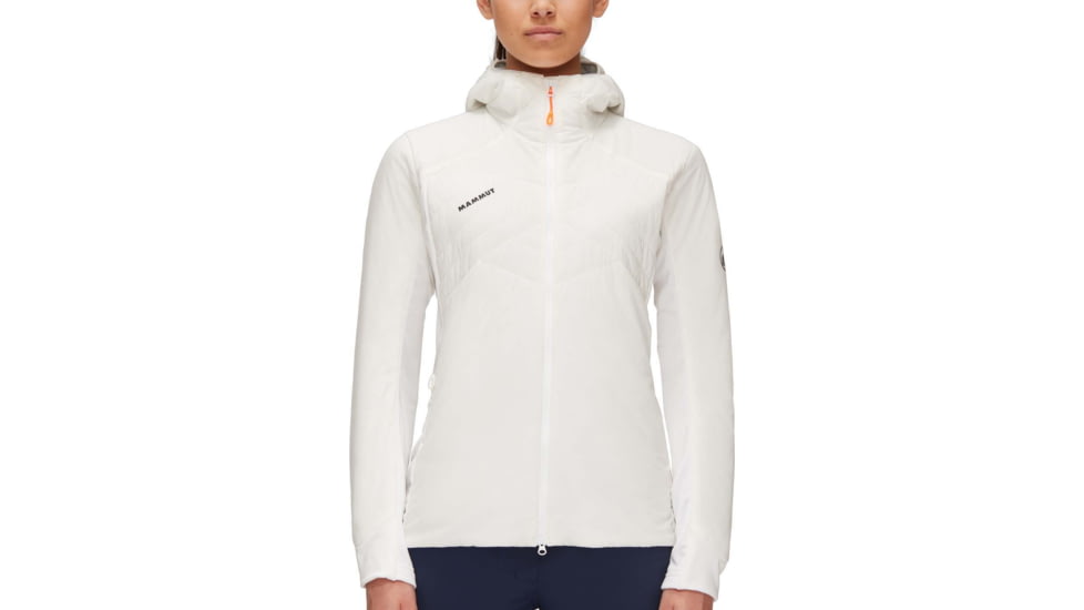 Mammut Rime Light IN Flex Hooded Jacket - Womens, White, Small, 1013-02160-0243-113