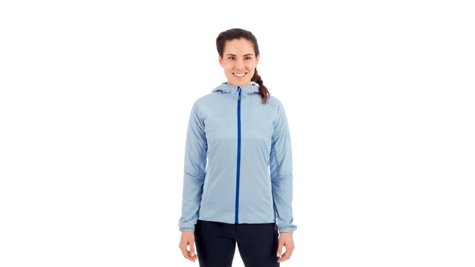 Mammut Rime Light IN Flex Hooded Jacket - Womens, Zen/Surf, Large, 1013-00850-50155-115