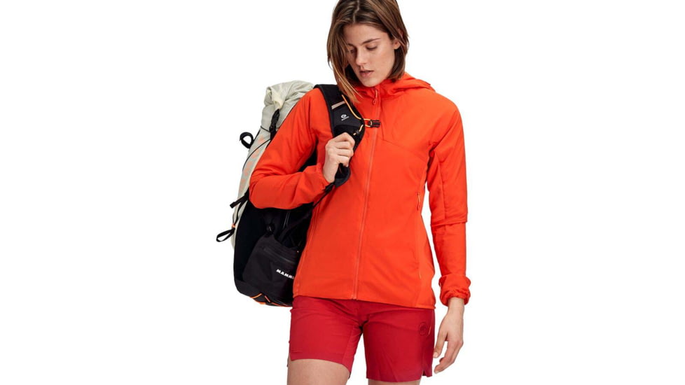 Mammut Rime Light Insulated Flex Hooded Jacket - Womens, Poinciana, Large, 1013-00850-3606-115