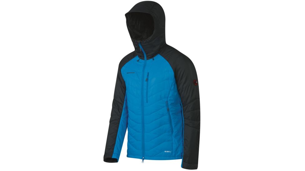 Mammut Rime Pro IN Hooded Jacket - Men's-Atlantic/Graphite-Small
