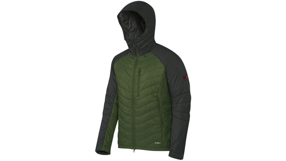 Mammut Rime Pro IN Hooded Jacket - Men's-Seaweed/Graphite-Medium