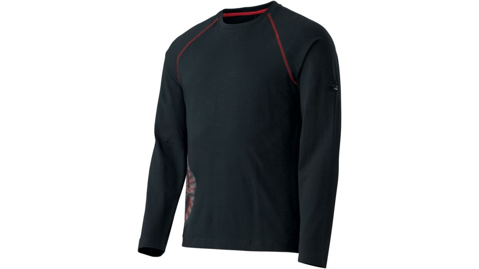 Mammut Rockart Longsleeve T-Shirt - Men's-Black-Large