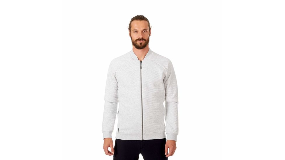 Mammut Roseg Midlayer Bomber Jacket - Mens, Marble Melange, Small, 1014-00420-00106-113