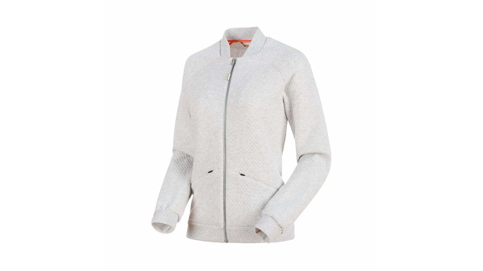 Mammut Roseg Midlayer Bomber Jacket - Womens, Marble Melange, Medium, 1014-00430-00106-114