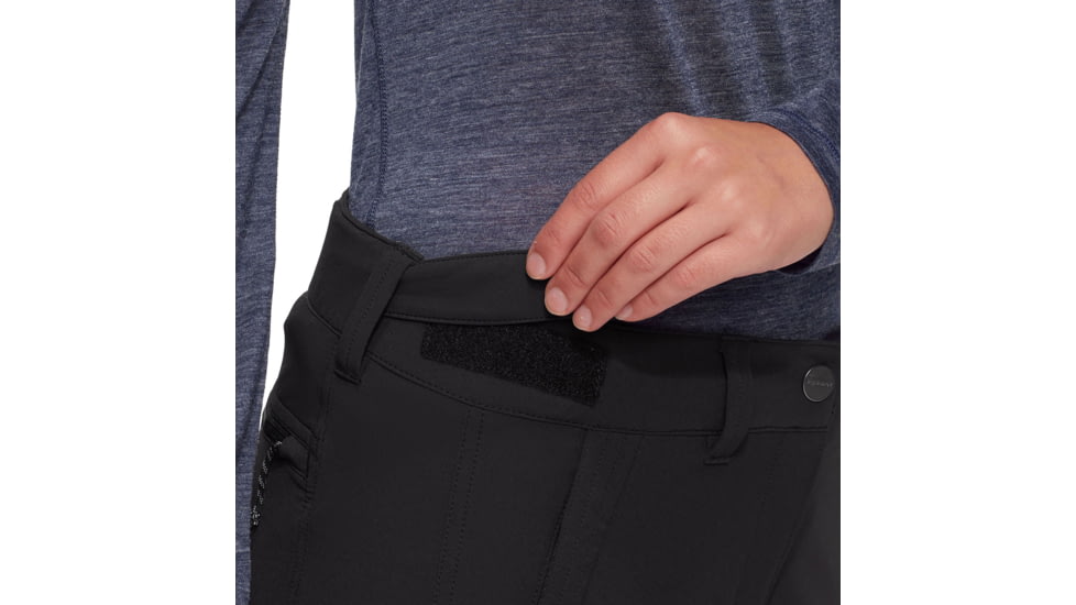 Mammut Runbold Guide SO Pants - Womens, Black, US 16 Short, 1021-01470-0001- 16 Short