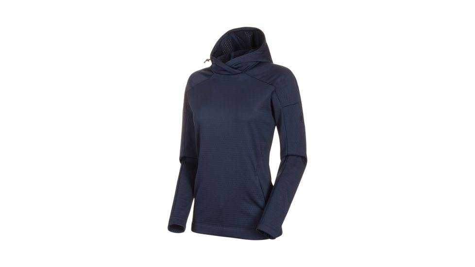 Mammut Runbold Midlayer Hoody - Womens, Peacoat, Small, 1014-00460-50125-113