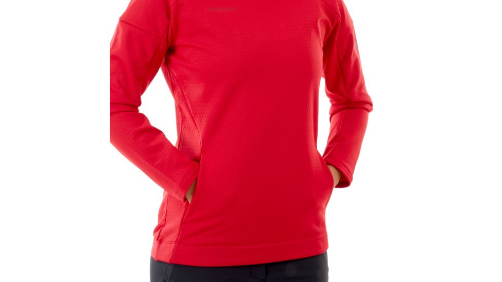 Mammut Runbold ML Hoody - Womens, Ruby, Large, 1014-00460-3149-115