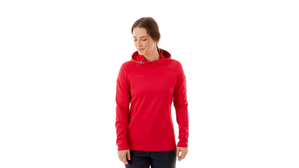 Mammut Runbold ML Hoody - Womens, Ruby, Large, 1014-00460-3149-115