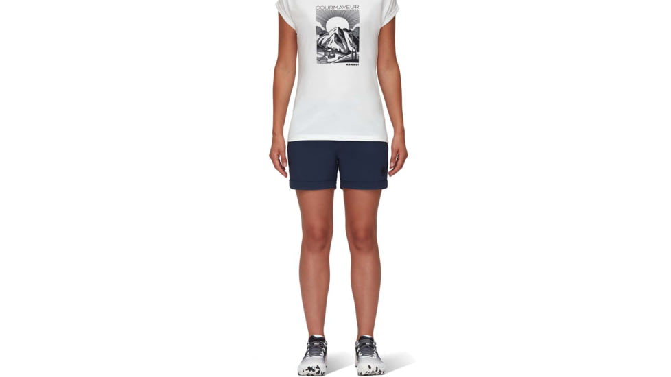 Mammut Runbold Roll Cuff Short - Womens, Marine, 38, 1023-00700-5118-38-10