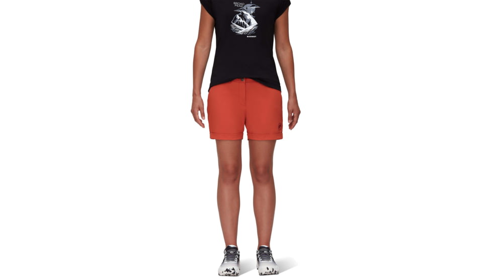 Mammut Runbold Roll Cuff Short - Womens, Terracotta, 34, 1023-00700-2249-34-10