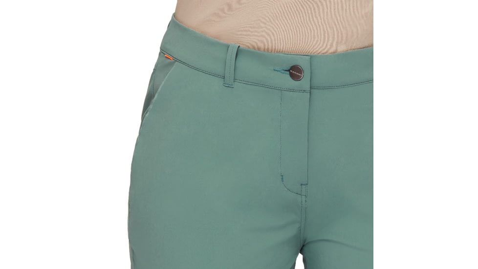 Mammut Runbold Roll Cuff Shorts - Womens, Dark Jade, 34, 1023-00700-40236-34-10