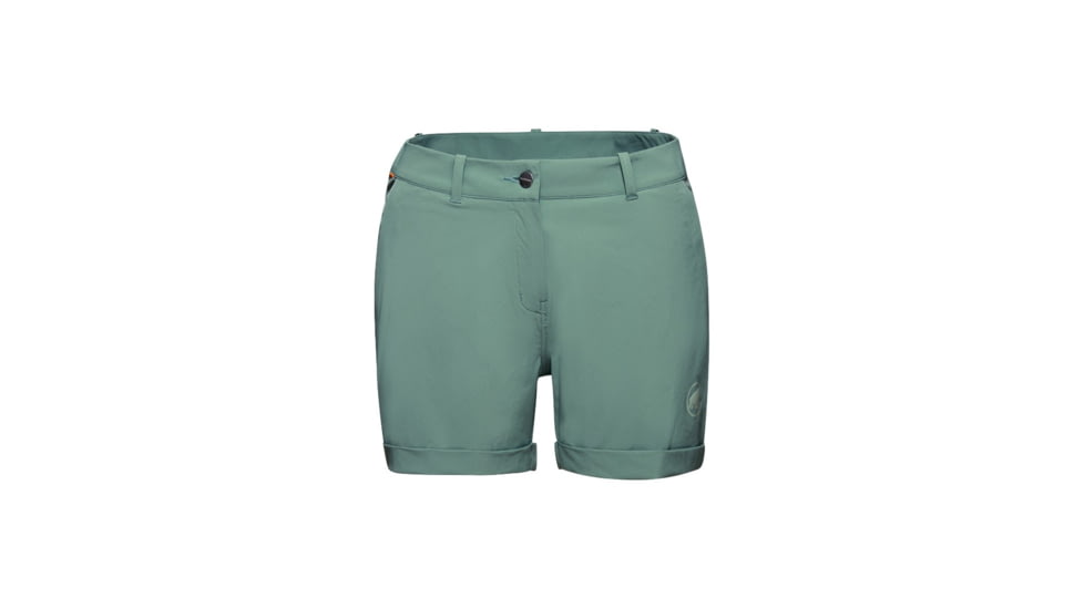 Mammut Runbold Roll Cuff Shorts - Womens, Dark Jade, 34, 1023-00700-40236-34-10