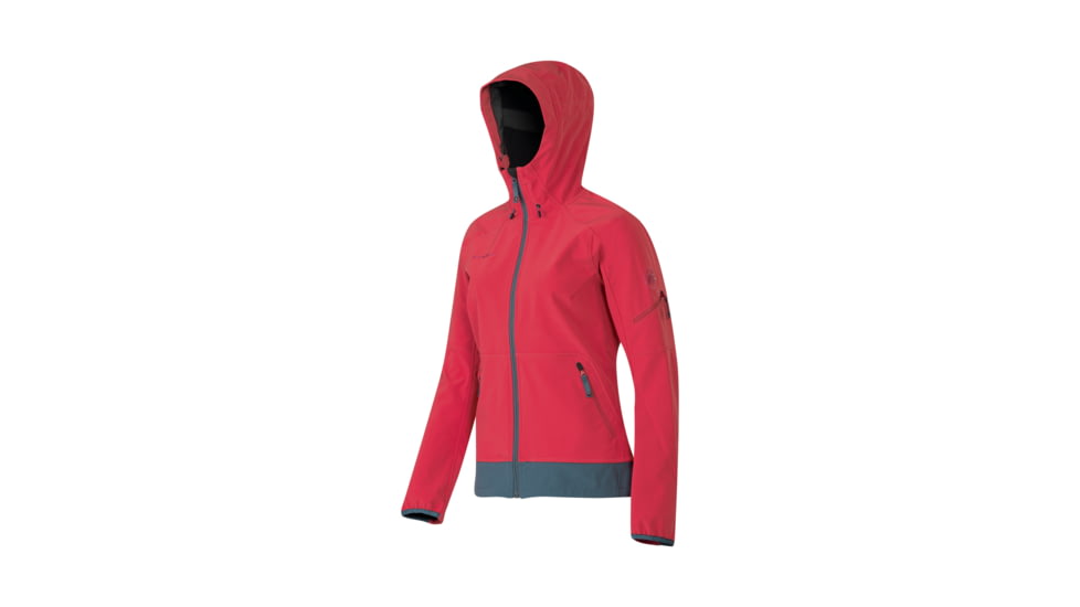 Mammut Runje SO Hooded Jacket-Women's-Small-Light Carmine/Chill