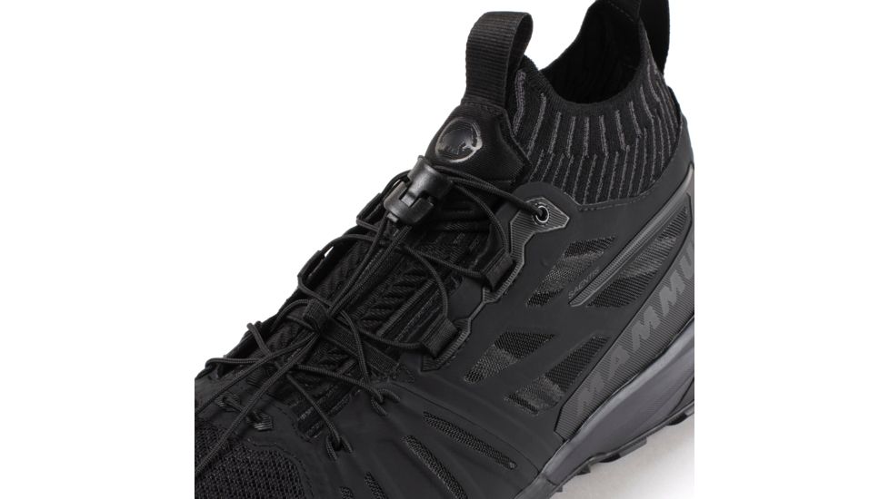 Mammut Saentis Knit Low Trailrunning Shoes - Mens, Black/Phantom, 10 US, 3030-03390-00189-1090