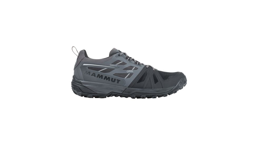 Mammut Saentis Low GTX Trailrunning Shoes - Mens, Black/Dark Titanium, 11 US, 3030-03410-00288-1100