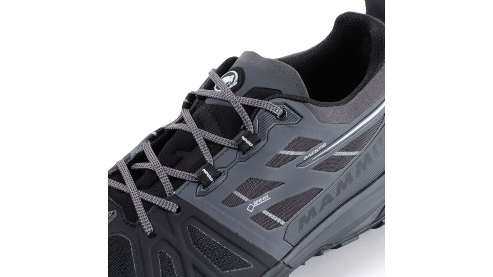Mammut Saentis Low GTX Trailrunning Shoes - Mens, Black/Dark Titanium, 11 US, 3030-03410-00288-1100