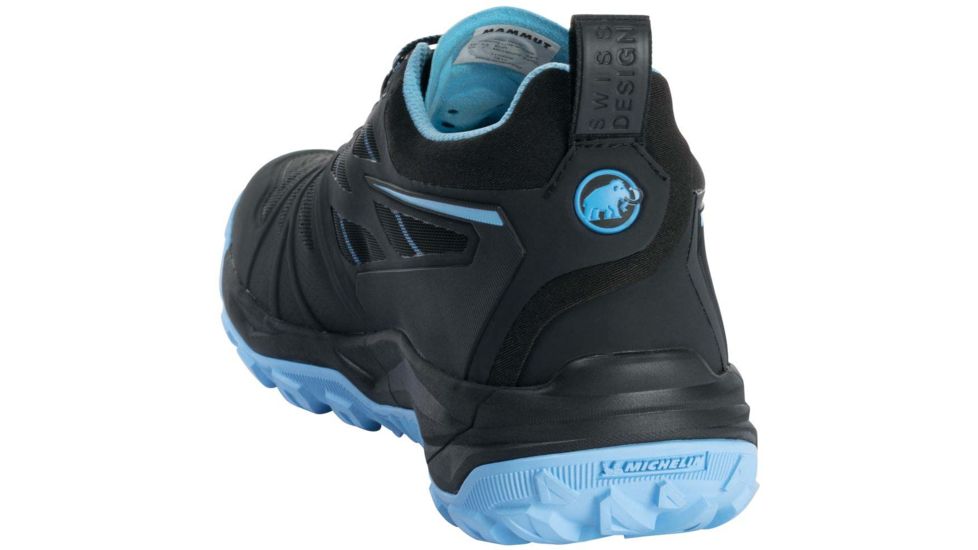 Mammut Saentis Low Hiking Shoes - Womens, Black/Whisper, 8 US, 3030-03440-00089-1065