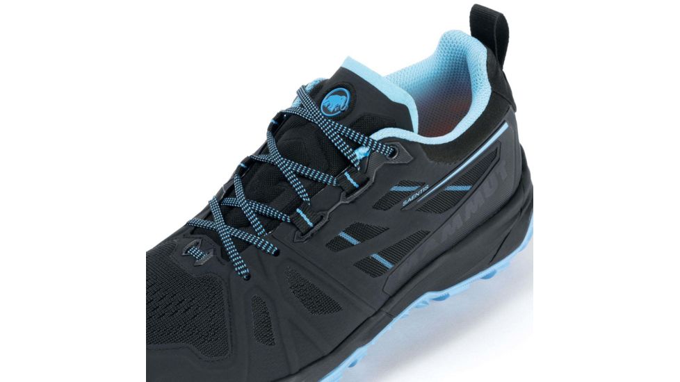 Mammut Saentis Low Hiking Shoes - Womens, Black/Whisper, 8 US, 3030-03440-00089-1065