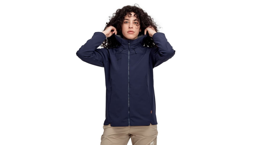 Mammut Sapuen SO Hooded Jacket - Women's, Peacoat, Extra Large, 1011-01060-50125-116