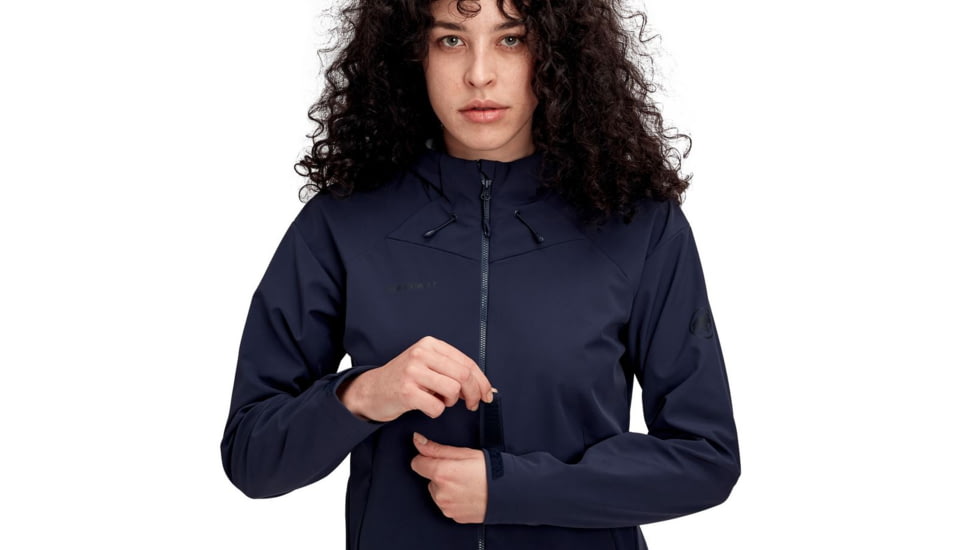 Mammut Sapuen SO Hooded Jacket - Women's, Peacoat, Extra Large, 1011-01060-50125-116