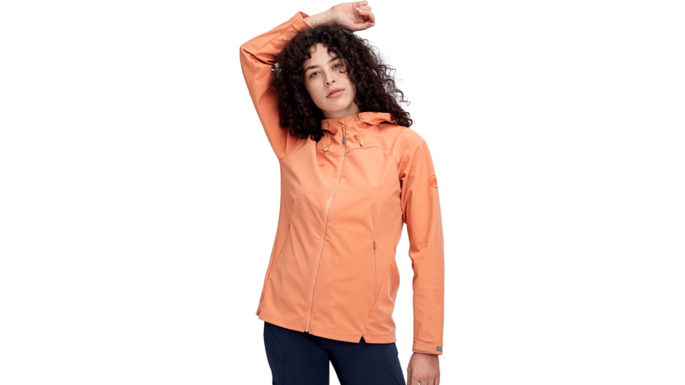 Mammut Sapuen SO Hooded Jacket - Womens, Baked, Large, 1011-01060-2203-115