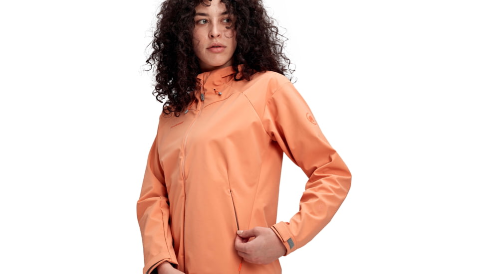 Mammut Sapuen SO Hooded Jacket - Womens, Baked, Large, 1011-01060-2203-115