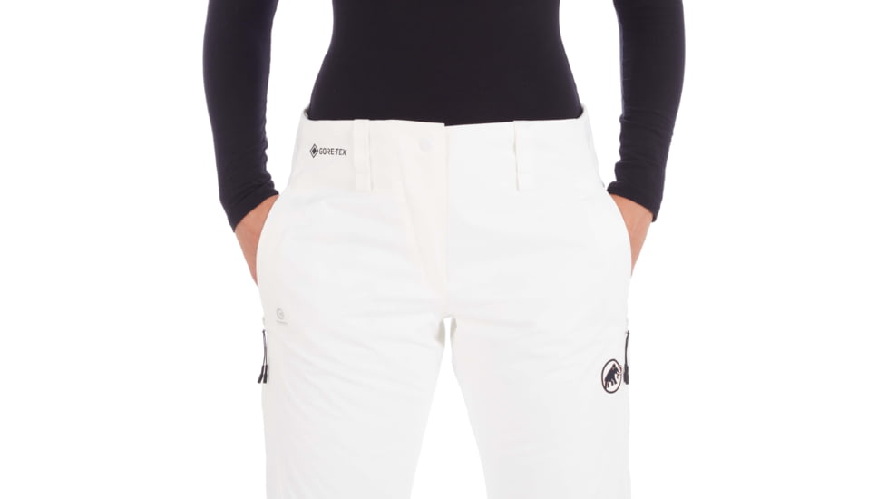 Mammut Scalottas Hardshell Thermo Pants - Womens, Bright White, 14, 30, 1020-12490-00229-44-10