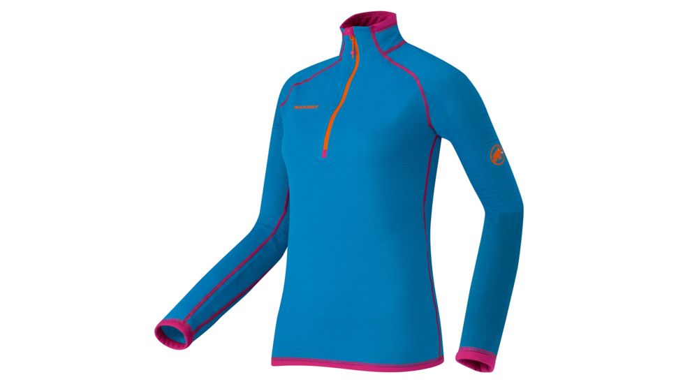 Mammut Schneefeld Zip Pull Light Jacket - Women's-Cyan-X-Small