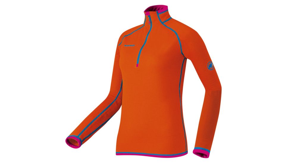 Mammut Schneefeld Zip Pull Light Jacket - Women's-Orange-X-Small