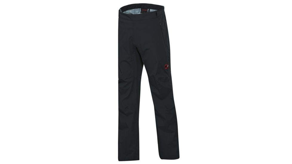 Mammut Segnas Hard Shell Pant - Mens-Black-Regular Inseam-30 Waist
