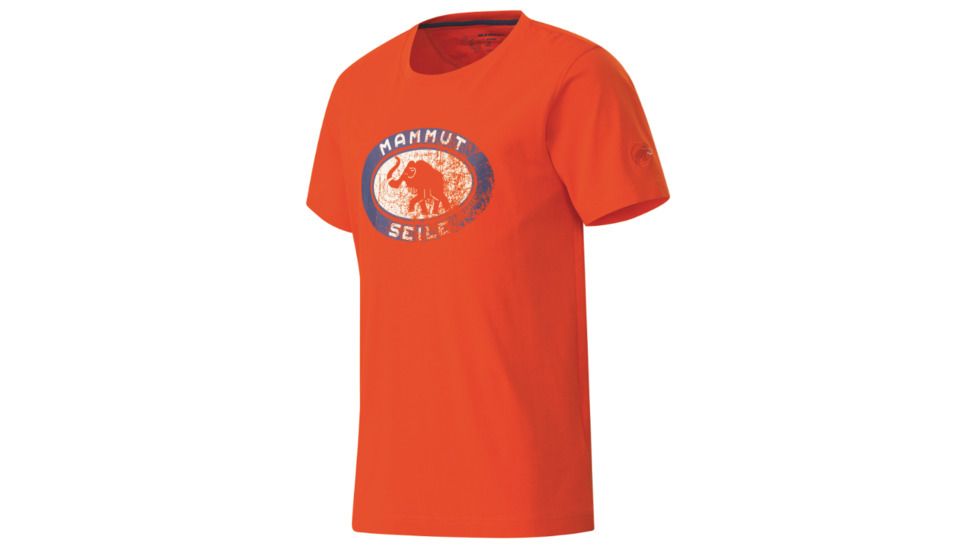 Mammut Seile T-Shirt - Men's-Orange-Small