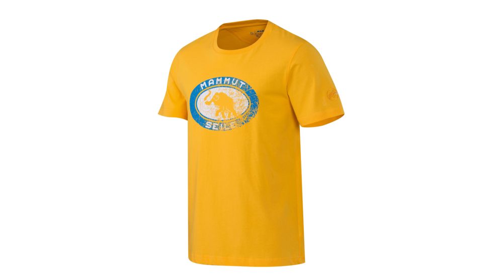 Mammut Seile T-Shirt - Men's-Yellow-Small