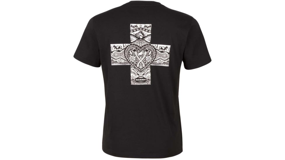 Mammut Seile T-Shirt - Mens, Black Prt3, Extra Large, 1017-00970-00255-116