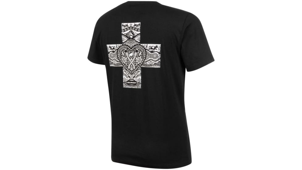 Mammut Seile T-Shirt - Mens, Black Prt3, Extra Large, 1017-00970-00255-116