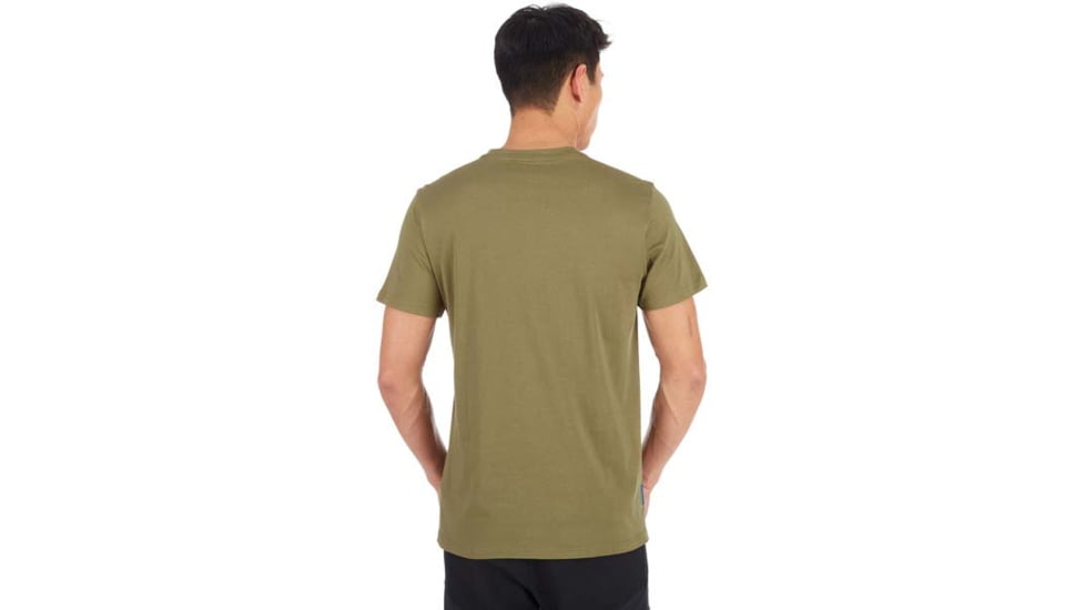 Mammut Seile T-Shirt - Mens, Olive Prt1, Large, 1017-00970-40079-115