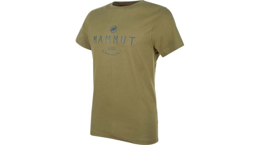Mammut Seile T-Shirt - Mens, Olive Prt1, Large, 1017-00970-40079-115
