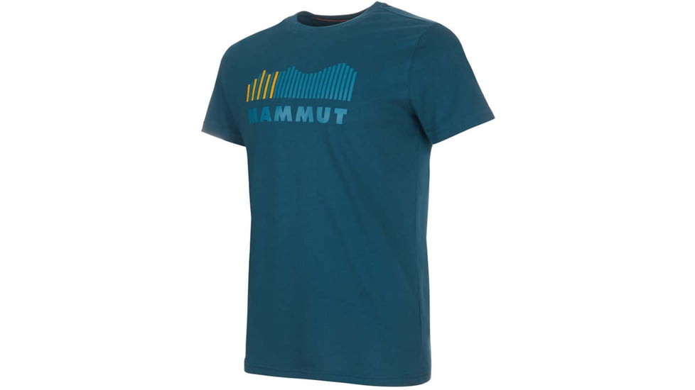 Mammut Seile T-Shirt - Mens, Wing Teal PRT1, Large, 1017-00971-50284-115