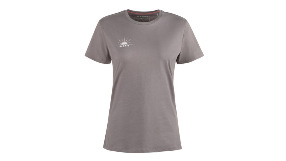Mammut Seile T-Shirt - Womens, Shark PRT1, Extra Large, 1017-00981-00423-116