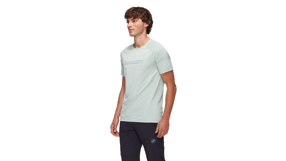 Mammut Selun FL Logo T-Shirt - Mens, Silver Sage, M, 1017-05050-1288-114