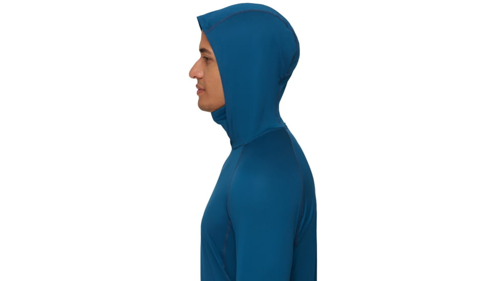 Mammut Selun FL Sun Hoodies - Mens, Deep Ice, Large, 1016-01420-50550-115