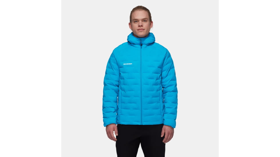 Mammut Sender IN Hooded Jacket - Mens, Glacier Blue, Medium, 1013-03470-50589-114