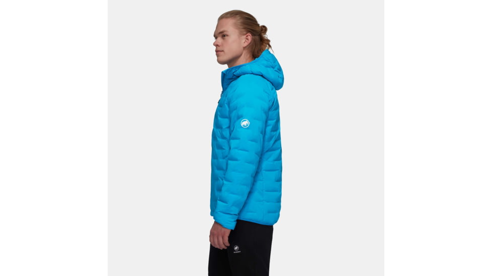 Mammut Sender IN Hooded Jacket - Mens, Glacier Blue, Medium, 1013-03470-50589-114
