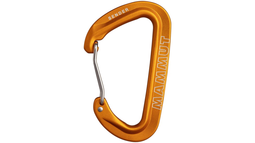 Mammut Sender Wire Carabiner, Gold, One size, 2040-02780-1171-1