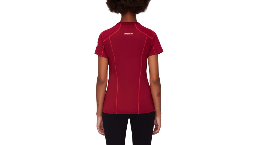 Mammut Sertig T-Shirt - Womens, Blood Red/Hot Red, Large, 1017-00140-3718-115