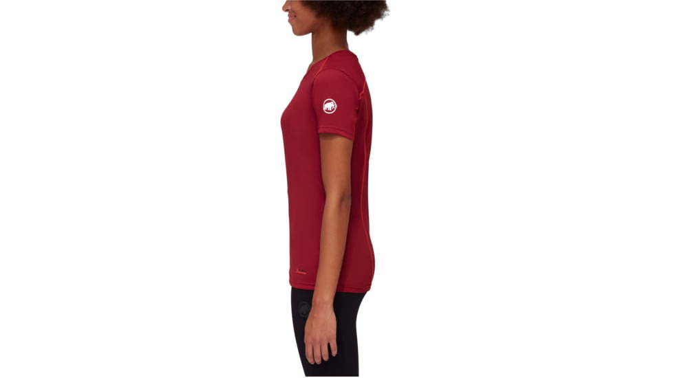 Mammut Sertig T-Shirt - Womens, Blood Red/Hot Red, Large, 1017-00140-3718-115