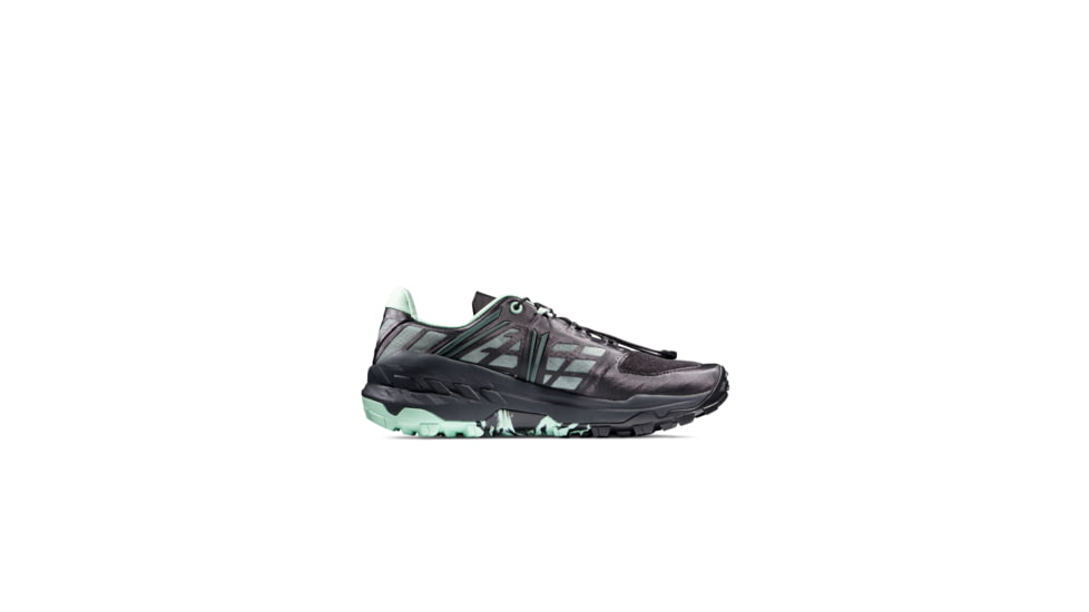 Mammut Sertig TR Low GTX Trail Running Shoes - Womens, Black-Dark Jade, US 8.5, 3030-05010-00705-1070