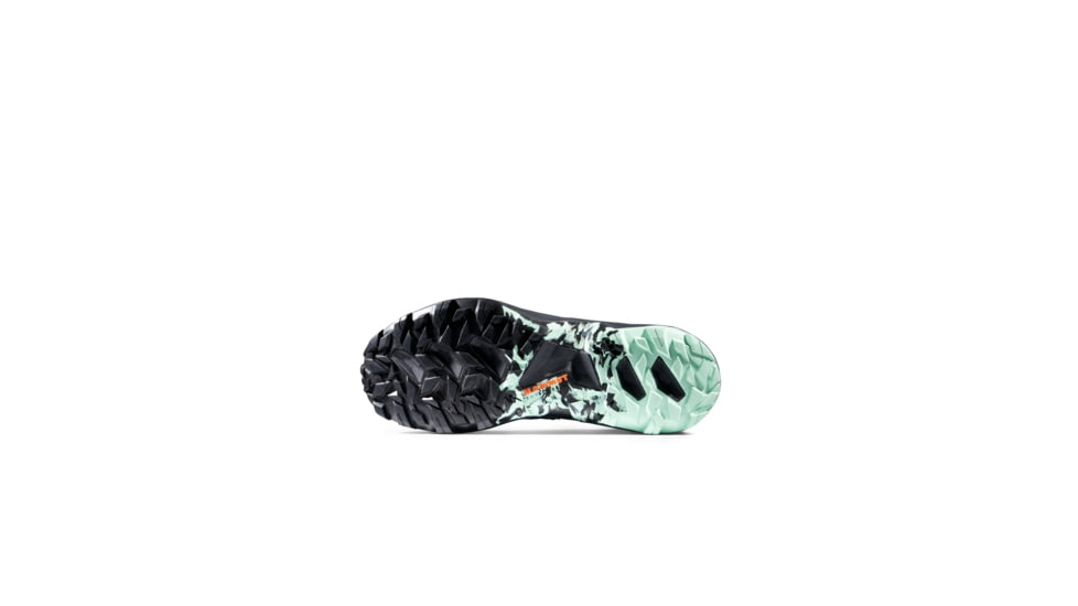 Mammut Sertig TR Low GTX Trail Running Shoes - Womens, Black-Dark Jade, US 8.5, 3030-05010-00705-1070
